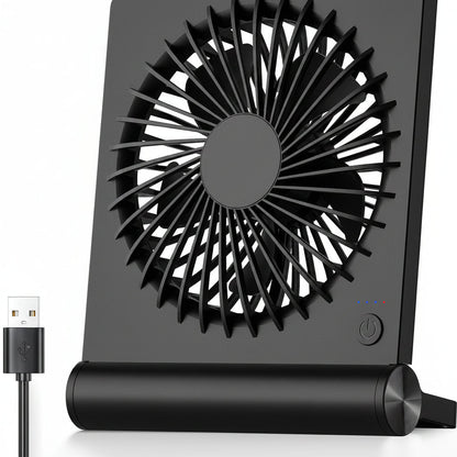 Compact USB Table Fan | Portable & Foldable Design for Personal Cooling 0