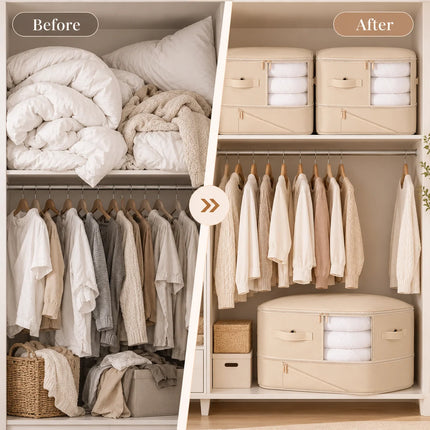 Compression Storage Bags | Zipper Seal Organizers for Bedding & Clothing 2