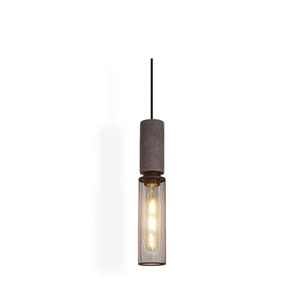Urban Concrete Pendant Light with Durable Metal Shade | Stylish Industrial Lighting for Dining and Kitchen Spaces