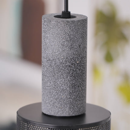 Urban Concrete Pendant Light with Durable Metal Shade | Stylish Industrial Lighting for Dining and Kitchen Spaces