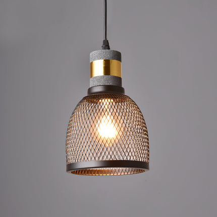 Urban Concrete Pendant Light with Durable Metal Shade | Stylish Industrial Lighting for Dining and Kitchen Spaces