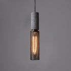 Kitchen Island Pendant Light, Concrete Hanging Light in Industrial Style, Modern Pendant Light for Dining Table_01
