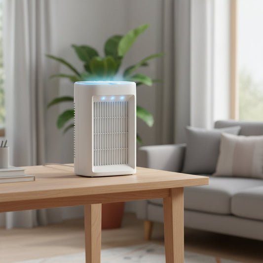 Cool Breeze | Portable Air Conditioner with USB Humidifier & 3 Speed Settings | Compact Design for Personal Comfort 0