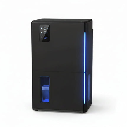 Compact Digital Dehumidifier for Home with Quiet Sleep Mode | Effective Moisture Control for Basements and Bedrooms