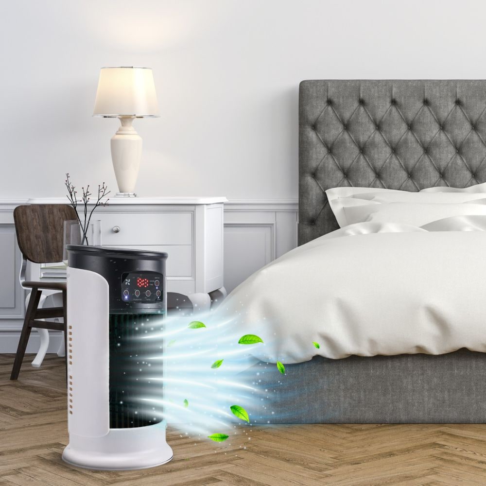 Cooling Breeze | Portable Air Cooler Tower with Remote Control | Compact Design for Everyday Comfort 1