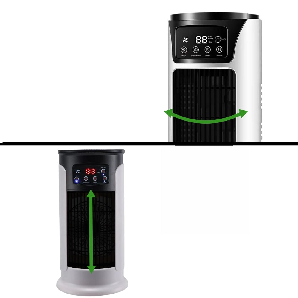Cooling Breeze | Portable Air Cooler Tower with Remote Control | Compact Design for Everyday Comfort 3