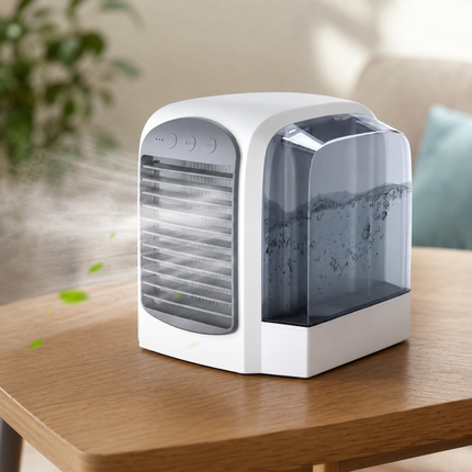 Portable Evaporative Air Cooler Fan with Oscillating Function | Whisper-Quiet Cooling for Personal Spaces