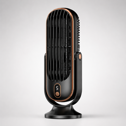 Portable Battery Operated Fan with USB Rechargeable Design | Lightweight Cooling for Home, Office, and Travel