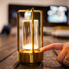 Cordless Crystal Table Lamp with USB Rechargeable Battery | Touch Dimmer and IP65 Waterproof Design for Versatile Indoor and Outdoor Use 0