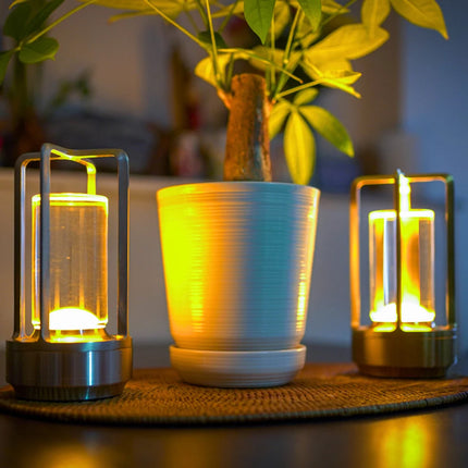 Cordless Crystal Table Lamp with USB Rechargeable Battery | Touch Dimmer and IP65 Waterproof Design for Versatile Indoor and Outdoor Use 4