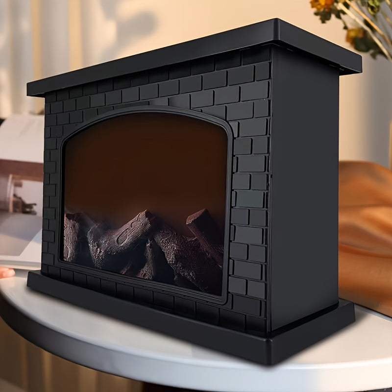 Cozy Lantern | LED Fireplace Lamp with Realistic Flame Effect | USB & Battery Operated for Inviting Home Decor 4