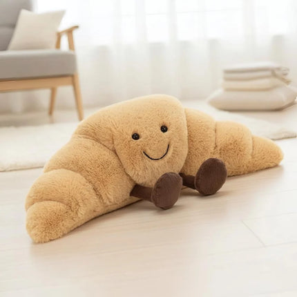 Food Plush Toy, Croissant Plush Pillow and Baguette Plush – image 5