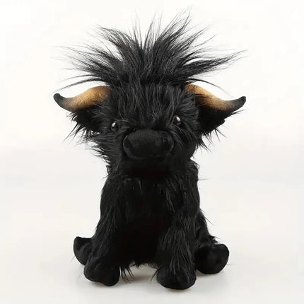 Highland Cow Plush Toy, Emotional Support Stuffed Animal – image 7