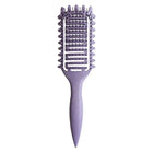Curl Defining Hair Brush with Edge-Shaped Teeth | Natural Fiber Bristles for Smooth, Voluminous Curls 0