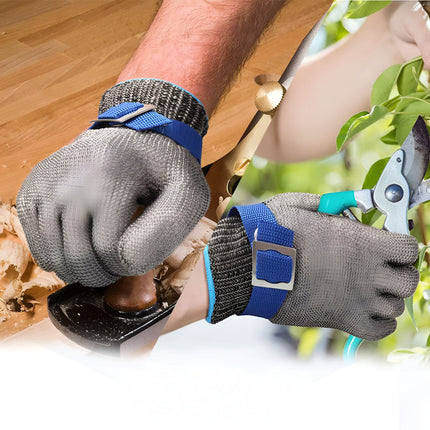Cut Resistant Gloves with Stainless Steel Mesh | Enhanced Safety for Kitchen Food Prep