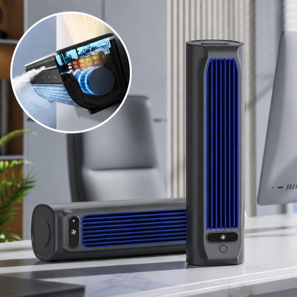 Portable Air Cooler, Bladeless Desk Fan – image 8