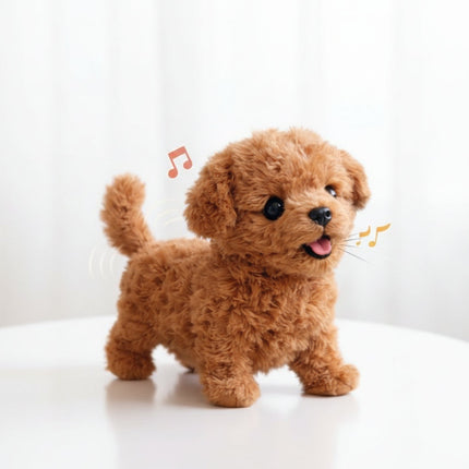 Interactive Plush Puppy Toy with Walking & Barking Features | Engaging Touch-Activated Play for Kids