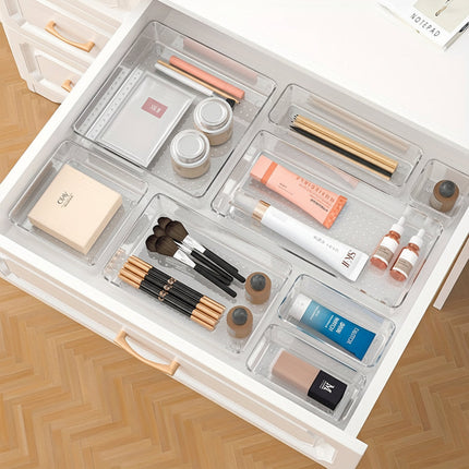 Plastic Drawer Organizer Set with 25 Trays for Flexible Storage | Clutter-Free Solution for Kitchen, Bathroom, and Office