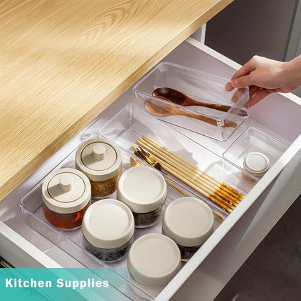 Plastic Drawer Organizer Set with 25 Trays for Flexible Storage | Clutter-Free Solution for Kitchen, Bathroom, and Office
