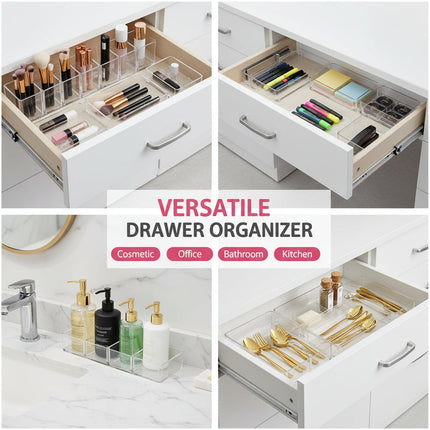 Plastic Drawer Organizer Set with 25 Trays for Flexible Storage | Clutter-Free Solution for Kitchen, Bathroom, and Office