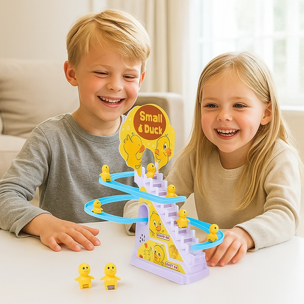 Interactive Kids Toy Duck Slide with Music & Lights | Fun Playset for Learning and Coordination