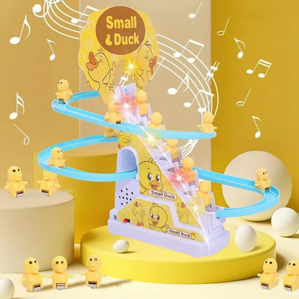Interactive Kids Toy Duck Slide with Music & Lights | Fun Playset for Learning and Coordination