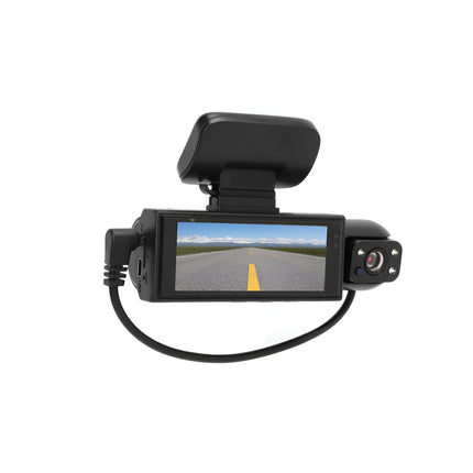 Dual Lens Dash Cam 1080P with Night Vision | 150 Degree Wide View for Road and Cabin Monitoring