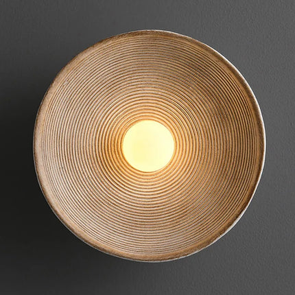Handcrafted Wood Wall Sconce with LED Illumination | Modern Rustic Lighting for Ambient Home Decor