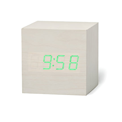 Digital Alarm Clock with LED Display and Adjustable Brightness | Time, Date, and Temperature for Daily Routines