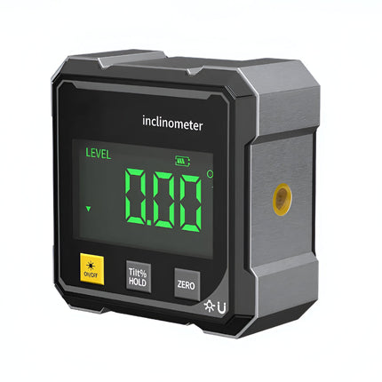 Digital Angle Finder Tool with Magnetic Base & Laser Measurement | Accurate Cuts for Woodworking and Construction
