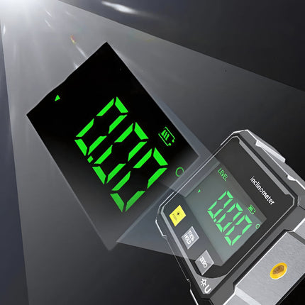 Digital Angle Finder Tool with Magnetic Base & Laser Measurement | Accurate Cuts for Woodworking and Construction