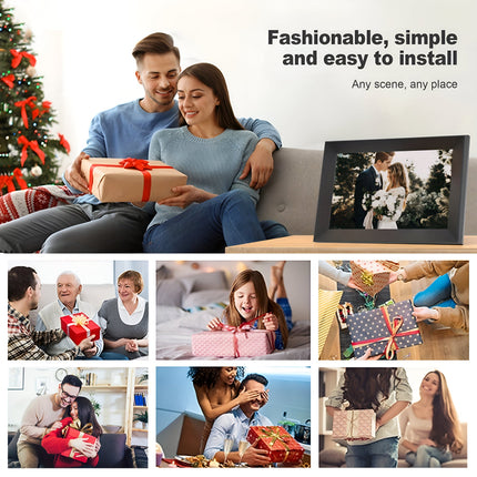 Digital Photo Frame with WiFi and Touchscreen | 10.1-inch HD Display for Easy Photo Sharing