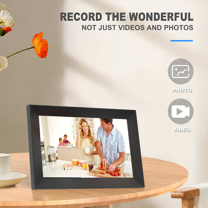 Digital Photo Frame with WiFi and Touchscreen | 10.1-inch HD Display for Easy Photo Sharing