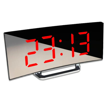 Digital Alarm Clock with Adjustable Brightness | Sleek LED Design for Clear Time Reading 0