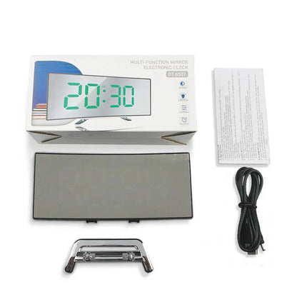 Digital Alarm Clock with Adjustable Brightness | Sleek LED Design for Clear Time Reading 3