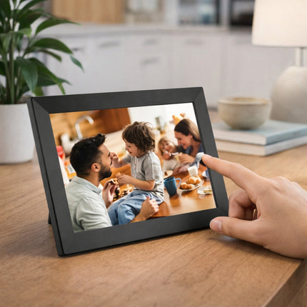 Digital Photo Frame with WiFi and Touchscreen | 10.1-inch HD Display for Easy Photo Sharing