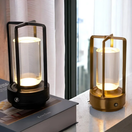 Wireless LED Table Lamp with Touch Control | Dimmable Lighting for Modern Home Decor