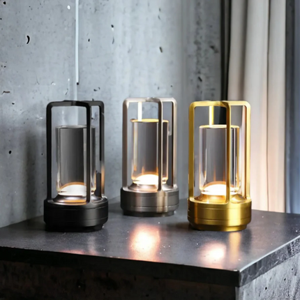 Wireless LED Table Lamp with Touch Control | Dimmable Lighting for Modern Home Decor