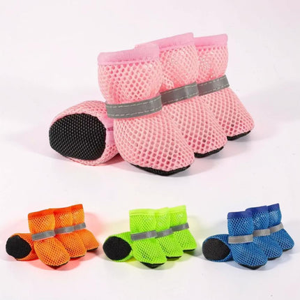 Non-Slip Dog Shoes with Adjustable Straps | Breathable Paw Boots for Indoor and Outdoor Protection