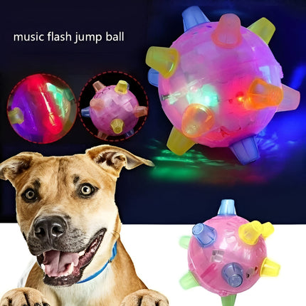 LED Jumping Dog Toy Ball with Interactive Lights | Engaging Play for Active Dogs