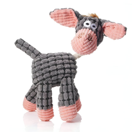 Dog Chew Toy Rope with Squeaker | Fun Animal Shape for Active Playtime and Chewing