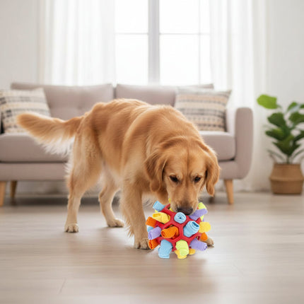 Interactive Dog Puzzle Toy Ball for Treat Dispensing | Engaging Training Aid for Dogs of All Sizes