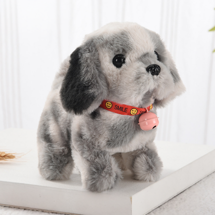 Interactive Puppy Robot Dog Toy with Realistic Walking & Barking | 17 cm Plush Companion for Endless Fun