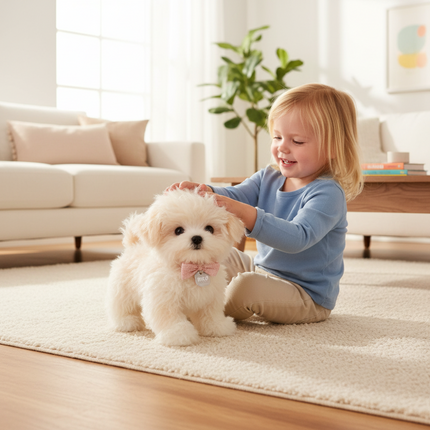 Interactive Walking Puppy Toy with Barking Sounds | Engaging Pet Play for Kids