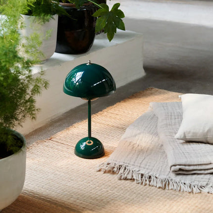 Mushroom LED Table Lamp with Touch Control & Stepless Dimming | Scandinavian Design for Cozy Home Ambiance