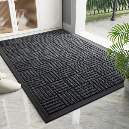 Dirt-Trapping Door Mat for Entryway with Low Profile Design | Keeps Floors Cleaner by Capturing Mud and Moisture