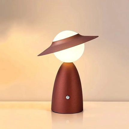 Wireless Rechargeable Table Lamp with Dimmable LED Light | Modern Design for Home and Outdoor Use