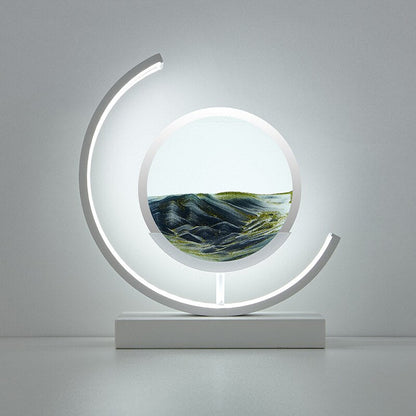Dynamic Sandlight | LED Table Lamp with 360° Rotation | Mesmerizing Art Piece for Relaxation 13
