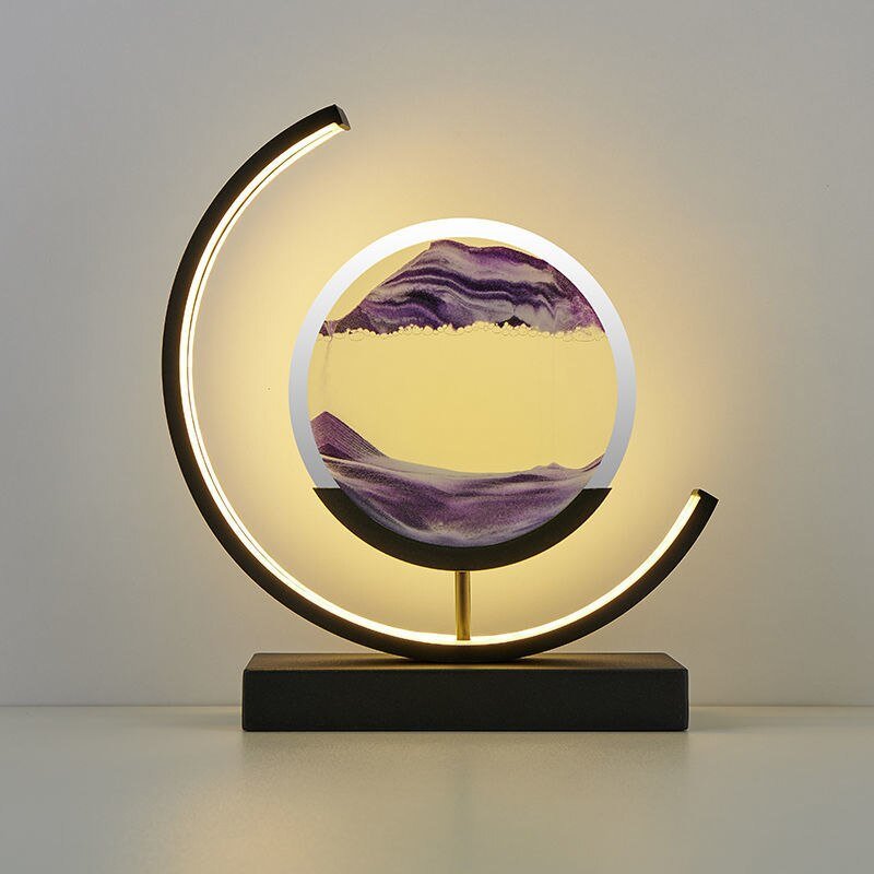 Dynamic Sandlight | LED Table Lamp with 360° Rotation | Mesmerizing Art Piece for Relaxation 7