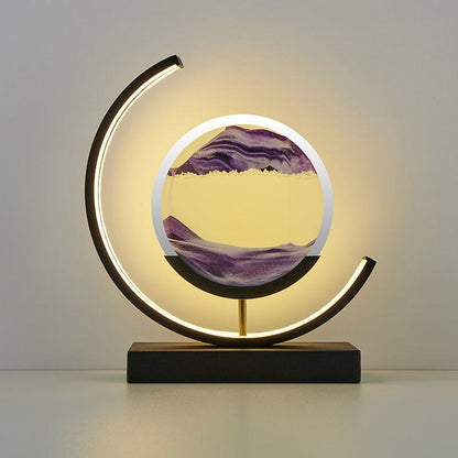 Dynamic Sandlight | LED Table Lamp with 360° Rotation | Mesmerizing Art Piece for Relaxation 7